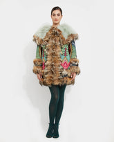 ABRIGO VERDE HOMBROS